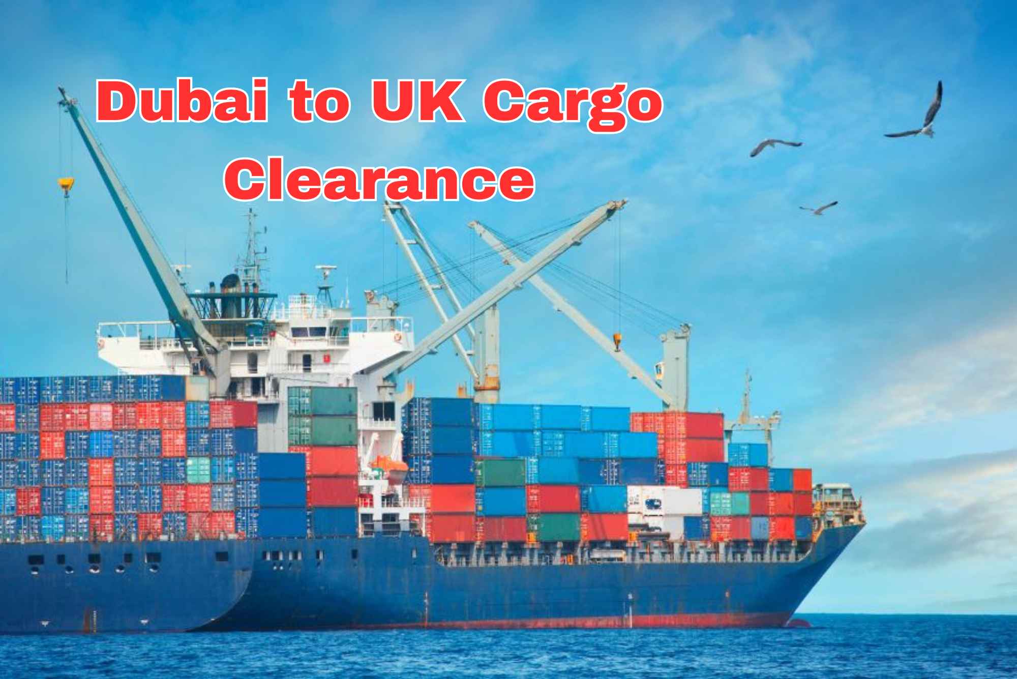 Dubai to UK cargo clearance